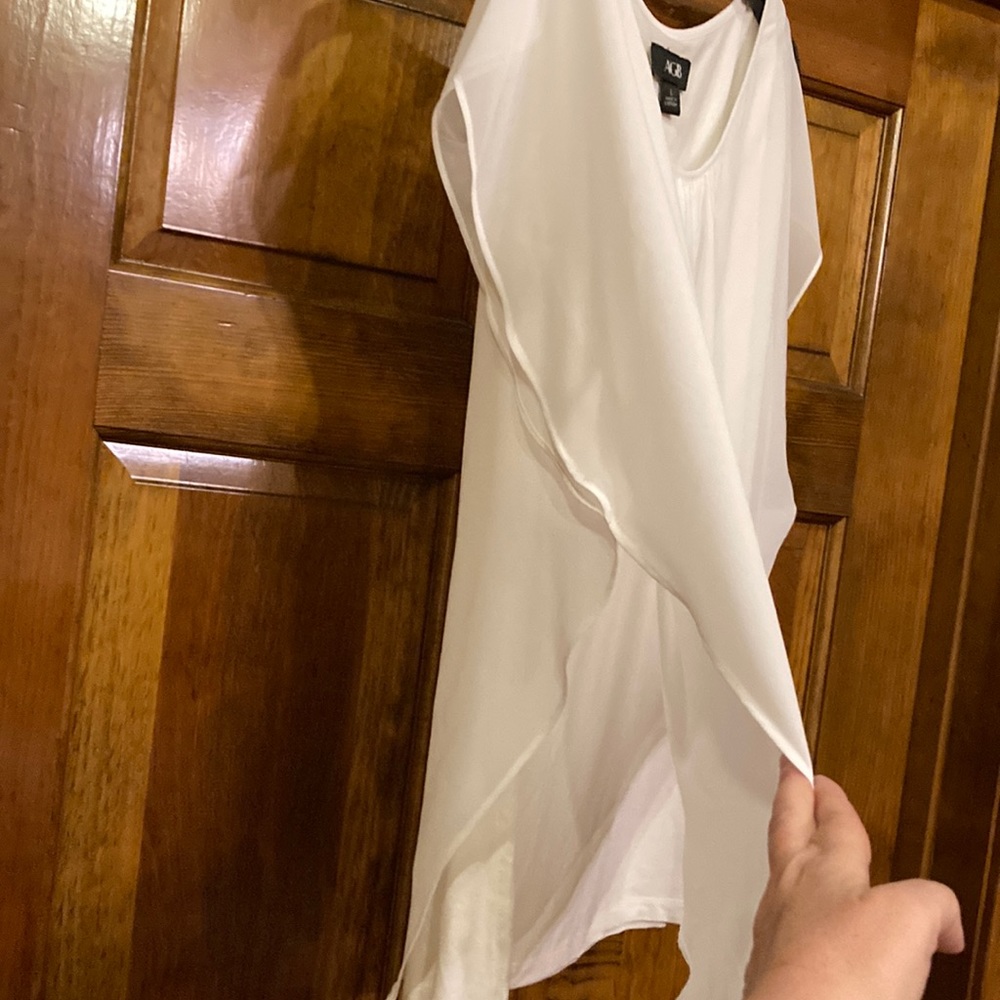 NWT Large AGB Ivory Layered Top (ABBA) - Picture 4 of 12